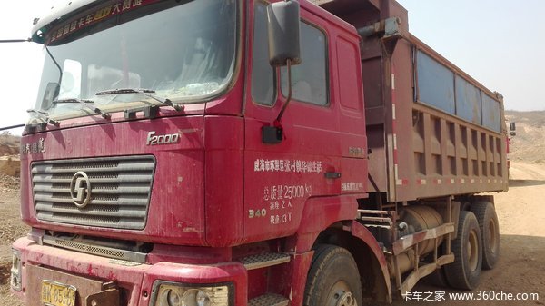 陕汽 德龙F2000重卡 310马力 6X4 5.8米自卸车(SX3255DN384C)口碑
