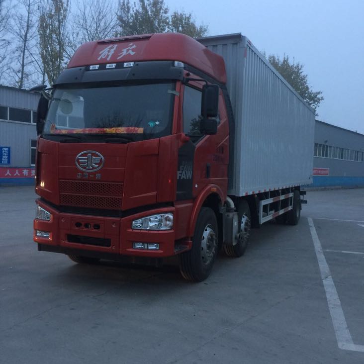 一汽解放j6m重卡280马力6x295米厢式载货车ca5250xxyp63k1l6t3e5