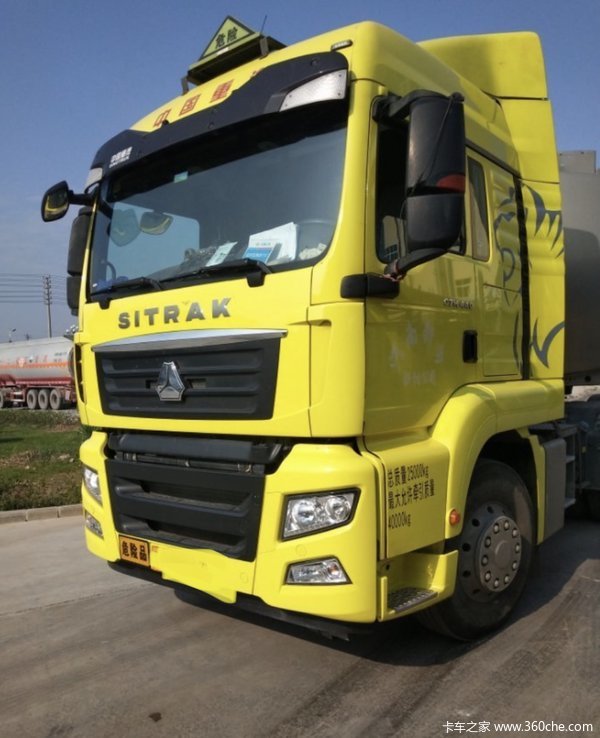 中国重汽 汕德卡SITRAK C7H重卡 400马力 4X2牵引车(轴距:3900)(ZZ4186V361HE1B)口碑