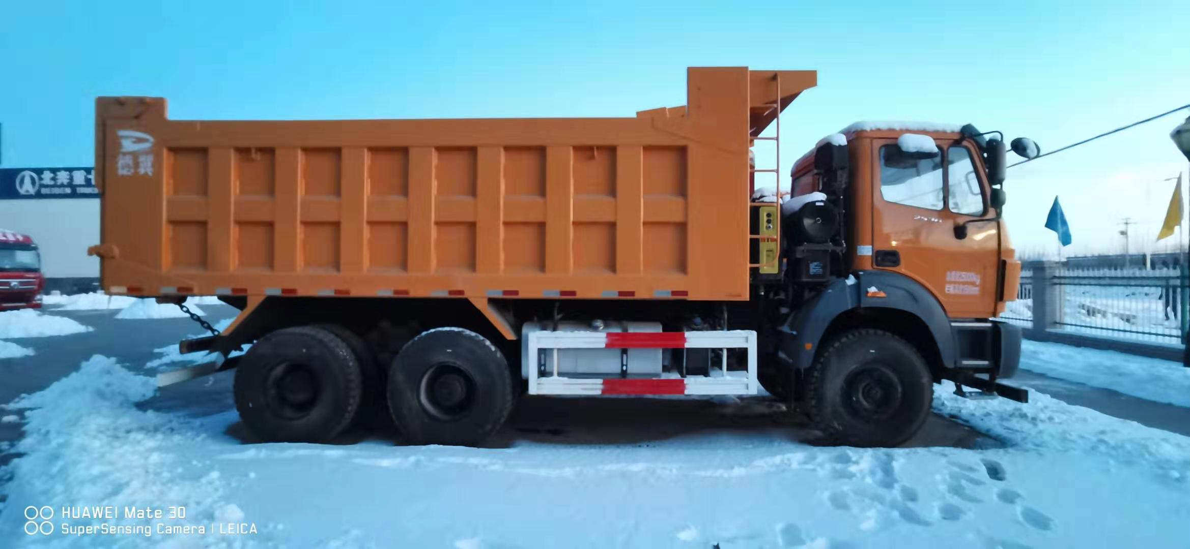 北奔ng80重卡 375马力 6x4 5.4米自卸车(nd3250bd5j6z00)