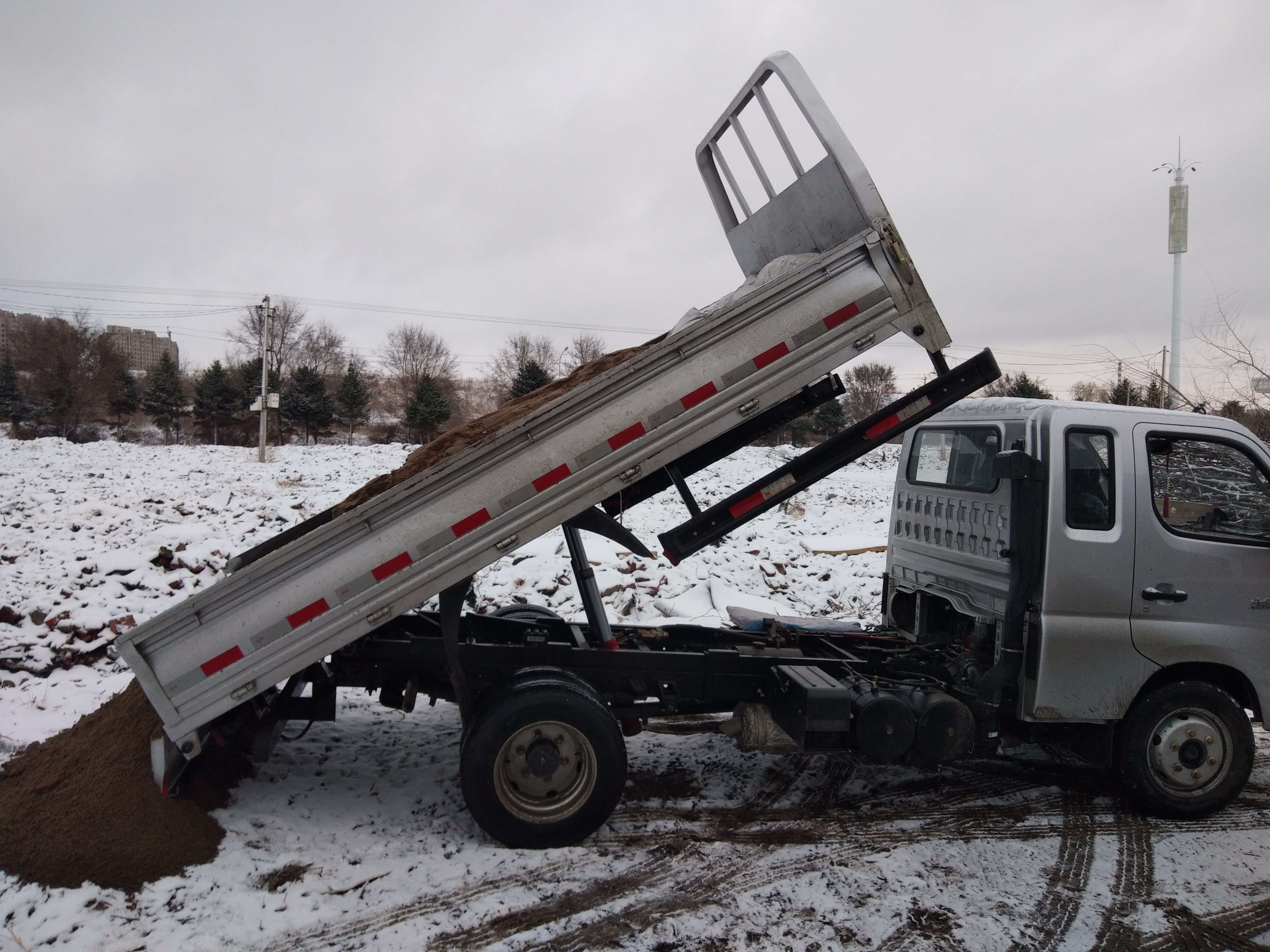 福田瑞沃小金刚Ⅱ88马力4x233米自卸车bj3040d8jbaaa