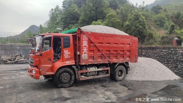 东风商用车 天锦中卡 220马力 4X2 5.4米自卸车(DFL3160BX1A)口碑