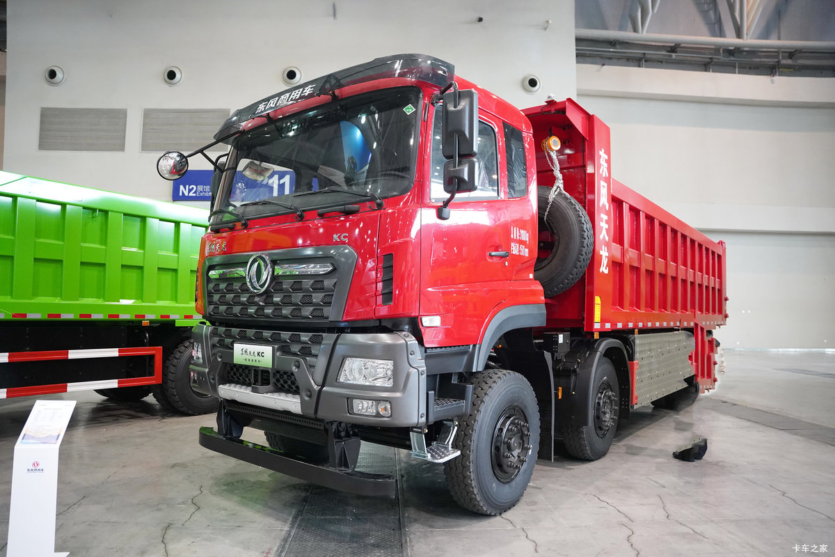 东风天龙KC 8X4 8米纯电动自卸车 湖北亿纬432kWh
