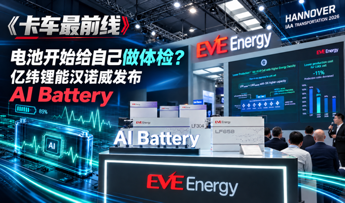 电池开始给自己做体检 亿纬锂能汉诺威发布AI Battery？