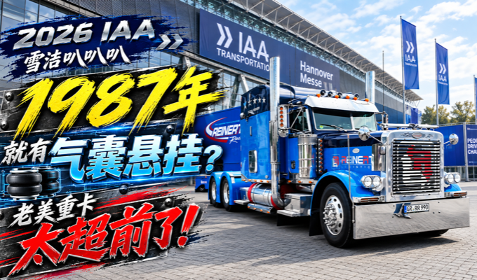 2026IAA｜1987年就有气囊悬挂？这台美式重卡太超前了！